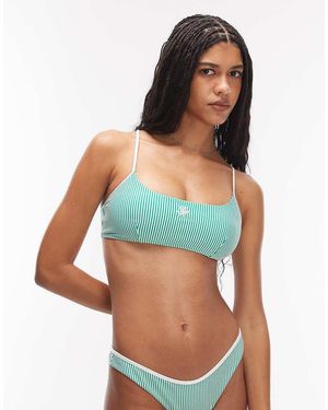 Tommy Hilfiger Resort Bralette Bikini Top - Blue