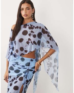 ASOS Asymmetrische Top - Blauw