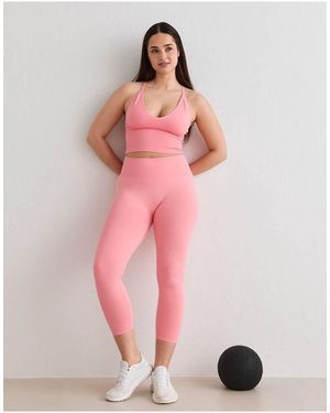 Aim'n Blush Shape Seamless 7/8 Tights - Pink
