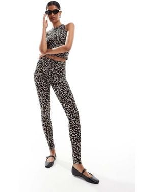 Miss Selfridge legging Co-ord - White