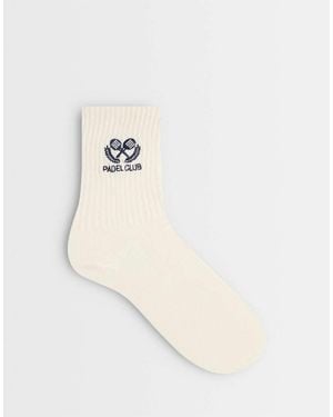 ASOS Padel Club Ankle Socks - Natural