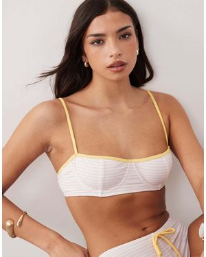 Candypants Underwire Bikini Top - Brown