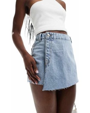 Pimkie Denim Wrap Skort - Blue
