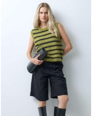 & Other Stories Sleeveless Knitted Vest Top - Green
