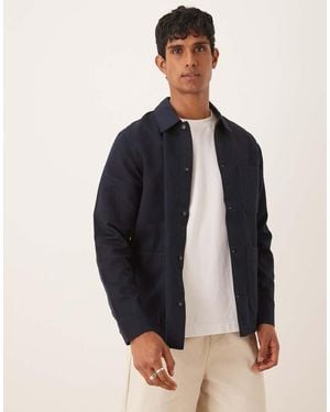 Lyle & Scott Camicia Giacca - Blu