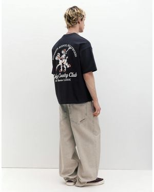 Pull&Bear – t-shirt - Blau