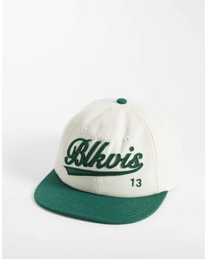 BLKVIS Logo Contrast Peak Cap - Green