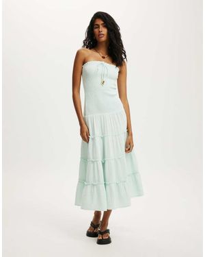 Cotton On Jet Set Tube Maxi Dress - Green