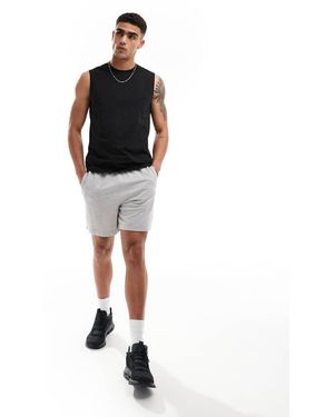 4505 Top Senza Maniche Slim Fit Tecnico Nero