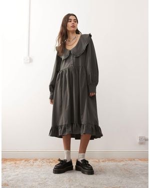 The Ragged Priest Curio Mini Dress - Natural