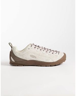 Keen Jasper Brushed Suede Trainers - White