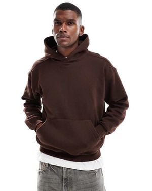 Cotton On Cotton On Boxy Fit Pullover Hoodie - Brown