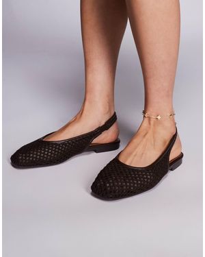 River Island Slingback Sandals - Brown