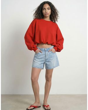 HYPEDROP Sweatshirt Met Lange Mouwen - Rood