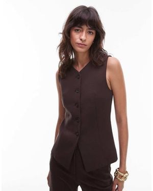 & Other Stories Mix And Match Tailored Waistcoat - Brown