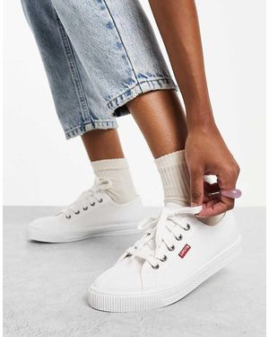 Levi's Canvas Shoe With Tab - Blue