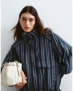 ARRANGE Textured Oversized Jacket Co-Ord - Multicolour