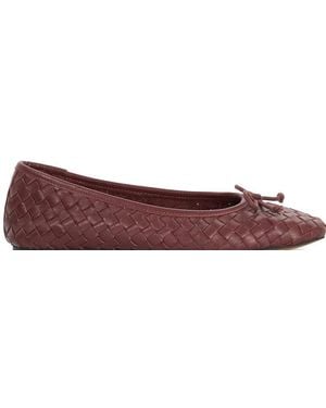 Dune Wide Fit Wf Heat Ballet Court Shoes - Red