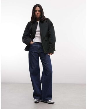 Carhartt Quentin Jacket With Contrast Collar - Blue