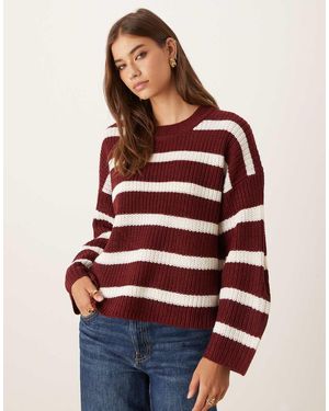 Jdy Jersey De Punto Grueso De -Rojo