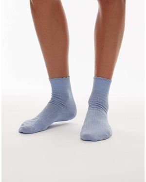 & Other Stories Glitter Ankle Socks - Blue