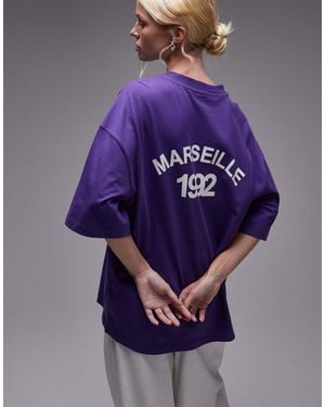 TOPSHOP – oversize-t-shirt - Lila