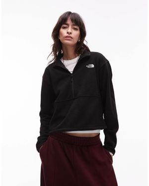 The North Face – glacier – kurze fleece-jacke - Schwarz