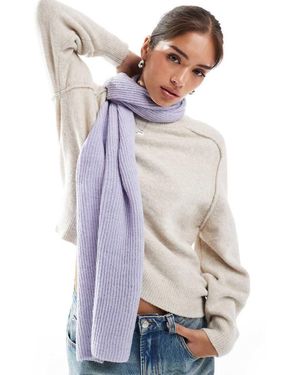 Vero Moda Bufanda De Canalé De -Morado