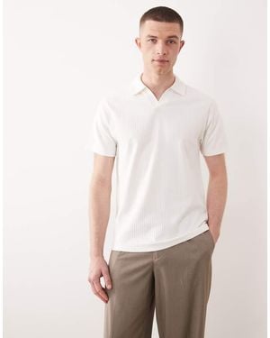 ASOS Notch Polo - White