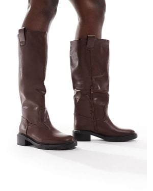 SEQWL Twix Knee Boots - Brown