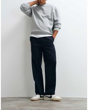 Only & Sons Fade Loose Fit Cotton Trousers - Blue
