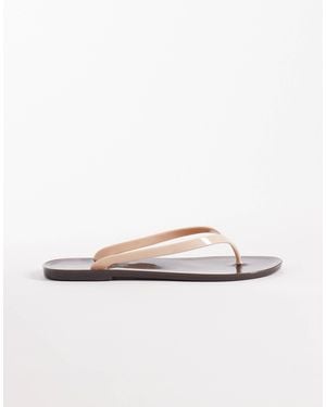 ASOS Foxton Jelly Flip Flops - White
