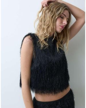 ASOS Top Senza Maniche Morbido - Nero