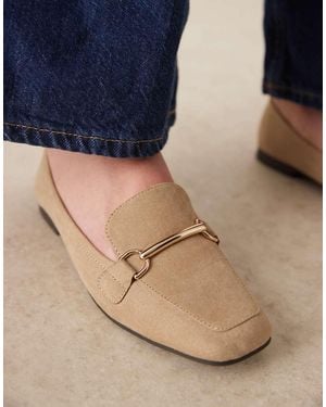 New Look Snaffle Suedette Loafer - Blue