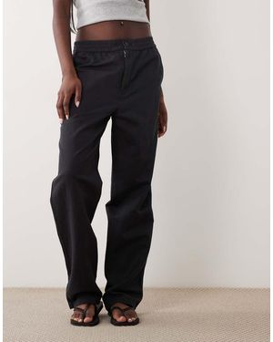 ARKET Pantaloni Palazzo A Fondo Ampio Neri - Nero