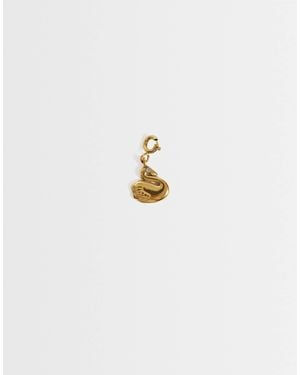 ASOS Waterproof Stainless Steel Interchangeable Swan Charm - White