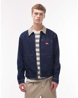 Dickies Chaqueta Vaquera Azul Estilo Pintor De