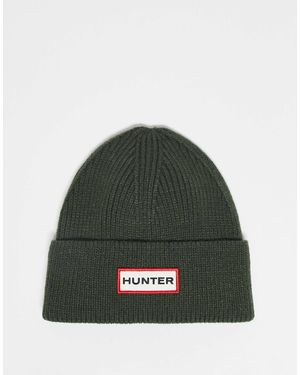 HUNTER – gerippte unisex-strickmütze - Grün