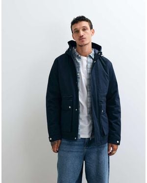 Jack & Jones Hooded Parka Jacket - Blue