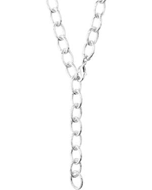 Pilgrim Now collier plaqué argent - Marron