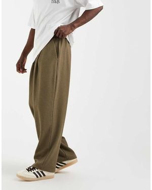 ASOS Relaxed Tapered jogger - White