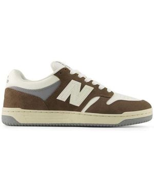New Balance 480P Trainers - Brown