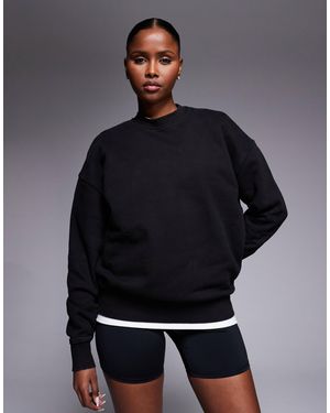4505 Icon Rest Day Heavyweight 440gsm Cotton Oversized Drop Shoulder Sweatshirt - Blue