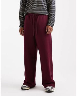 Cotton On Super baggy Track Trousers - Red