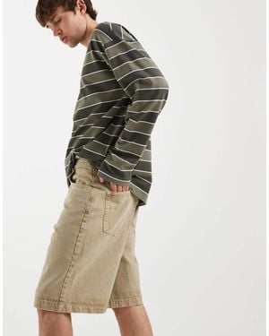 ASOS Bermuda Denim Jorts - Natural