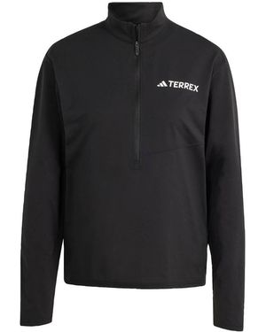 adidas Terrex Multi Climacool 1/2 Zip Long Sleeve Tee - Black