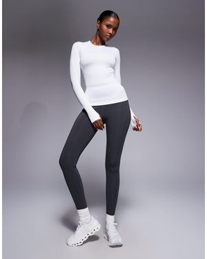 4505 Icon Active Tie Waist Running leggings With Phone Pocket - Grey