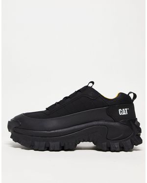 Caterpillar Cat Intruder Galosh Chunky Lace Up Trainers - Black