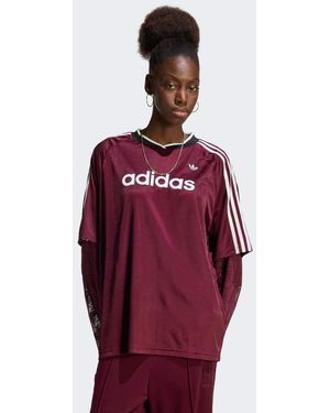 adidas Originals Lace Long-Sleeve Jersey - Red
