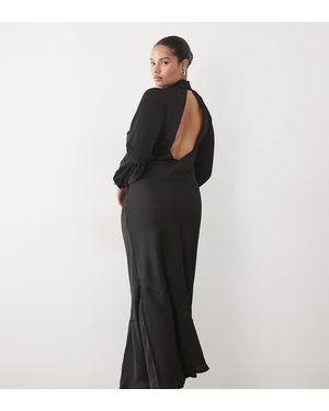 Vila Curve Abito Maxi - Nero